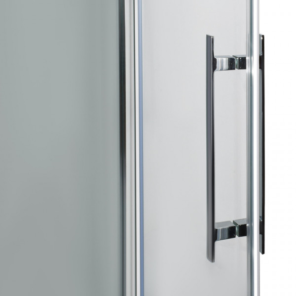 Душевая кабина квадратная без поддона от стены WDA N90TC BRAVO (2уп.) (000031311)