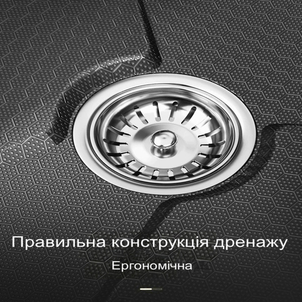 Кухонная раковина водопад Willda,кухонная мойка водопад темно-серая 75х46х22 (229090621)