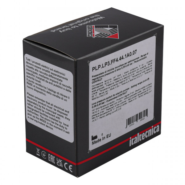 Релє захисту від сухого ходу LP/3 FF4 Italtecnica (000031946)