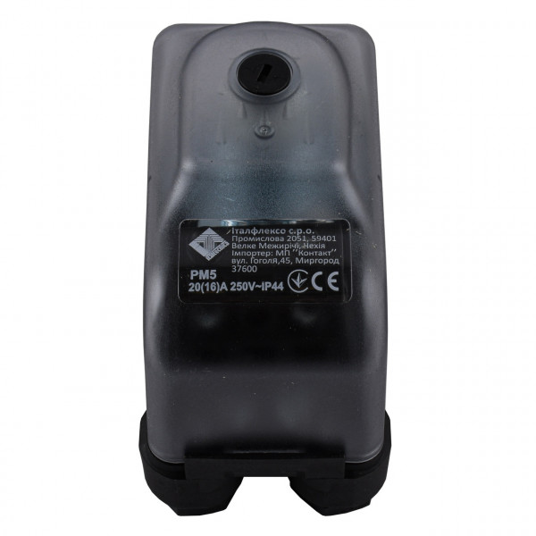 Реле тиску Italtecnica PM-5 G-14R20SG прозорий корпус. 20А (000031947)