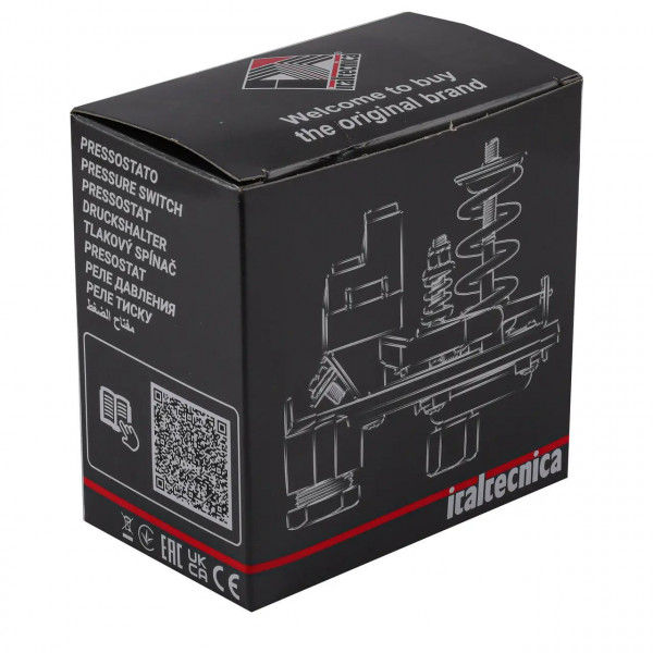 Реле тиску Italtecnica PM-5 G-14R20SG прозорий корпус. 20А (000031947)