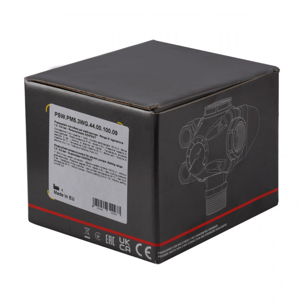 Реле тиску Italtecnica PM-5-3W з манометром (000031948)