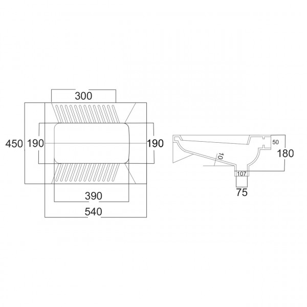 Чаша Генуя 54х45 PEARL ARAB PAN-AR-54 (000032013)
