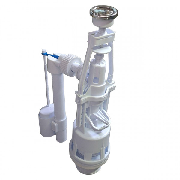 Набір для бачка унітазу OPTIMUM бок підв пласт 1/2″ і зливним механізмом з однією кнопкою OPTI 1010 (000031463)