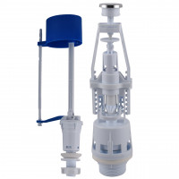 Набор для бачка унитаза OPTIMUM нижн подв пласт 1/2″ и сливним механизмом с одной кнопкой OPTI 0710 (000031468)