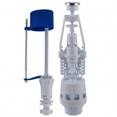 Набір для бачка унітазу OPTIMUM нижн підв пласт 1/2″ і зливним механізмом з однією кнопкою OPTI 0710 (000031468)