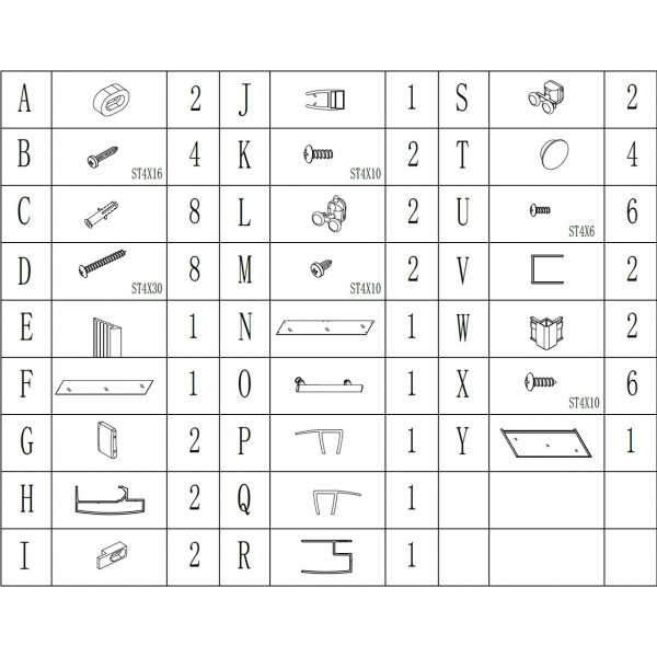 Душевая кабина BRAVO NISA N120T БЕЗ поддона (1уп.) (000022476)