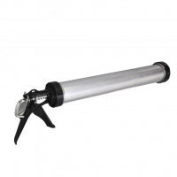 Пистолет шприц для герметика и затирки алюминиевый профессиональный 600 мл, усиленный корпус, точное нанесение (442066250)