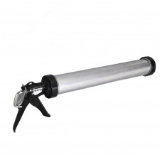 Пистолет шприц для герметика и затирки алюминиевый профессиональный 600 мл, усиленный корпус, точное нанесение (442066250)