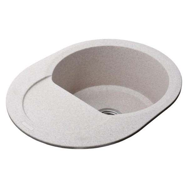 Гранітна мийка Globus Lux MORAINE мигдаль 600х470мм-А0008 (000002986)