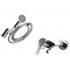 Змішувач для душа TRES BM-TRES 139167.01 з душовим комплектом ,шланг SATIN (000005488)