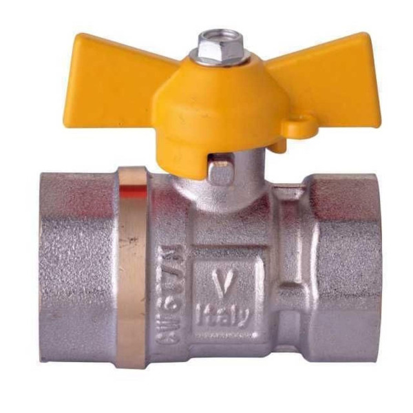 Кран шаровый прямой WATER VALVE 3/4″ ВВ ЖБ NV Q001 (000006087)
