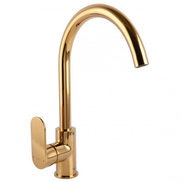 Змішувач для кухні TOPAZ BARTS TB 07403-H36-AU боковий S- D35 шланги 45см золото PVD (000020986)