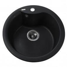 Гранітна мийка Globus Lux ORTA чорний 485мм-А0002 (000021056)