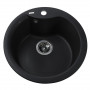 Гранітна мийка Globus Lux ORTA чорний 485мм-А0002 (000021056)