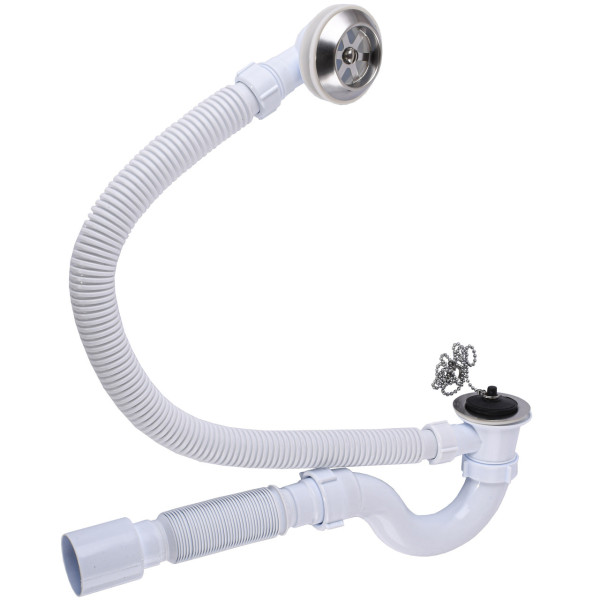 Сифон гибкий для ванной ″Волна″ В0110 SOLOPLAST (000027830)