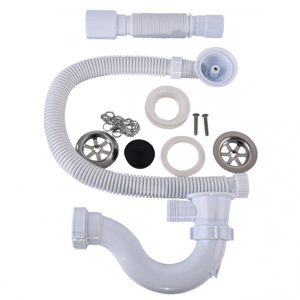 Сифон гибкий для ванной ″Волна″ В0110 SOLOPLAST (000027830)