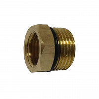 Футорка 3/8″х1/4″ЗВ латунна (манометр) 729Б (000030254)