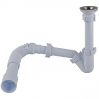 Сифон OPTIMUM для биде с резьбовым выпуском и гофротрубой 32 * 40/50 OPTI-18050 (000031803)