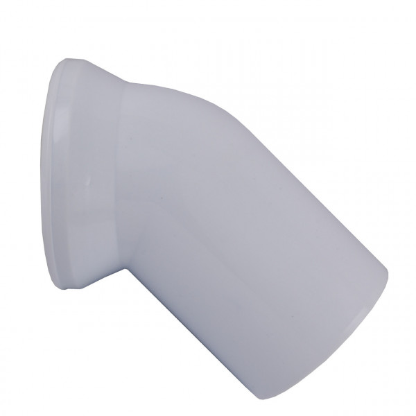 Колено OPTIMUM для унитаза 45 ° D110 пластик OPTI 31410/227 (000031819)