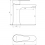 Смеситель для умывальника Globus Lux MAIN SM-101 (000016095)