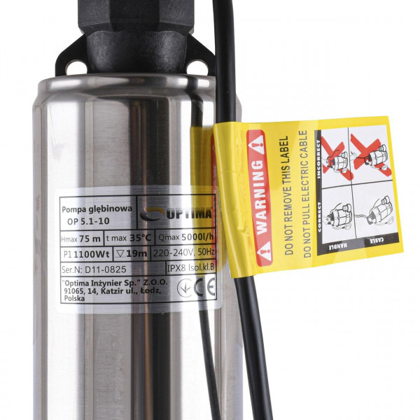 Насос колодезный OPTIMA OP 5,1- 10 1,1 кВт (000018992)