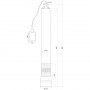 Насос колодезный OPTIMA OP 5,1- 10 F 1,1 кВт ( с поплавком ) (000018993)