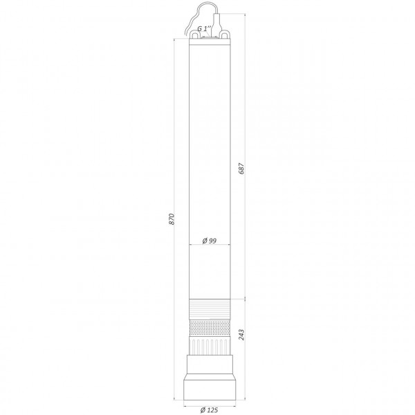 Насос колодезный OPTIMA OP 5,1 - 56/7 AUTO 0,8 кВт (000018994)