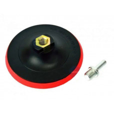 Опорная тарелка 125 мм для полировки и шлифовки M14 с переходником под дрель (резиновая подошва) (397090803)
