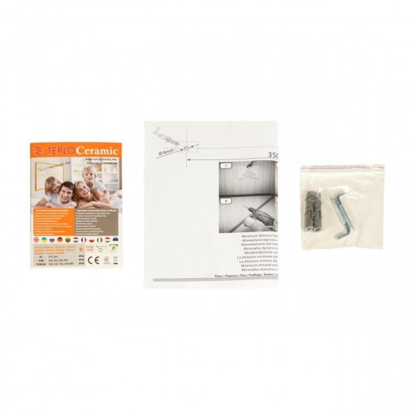 Обогреватель керамический ТС395 (білий) 603х603х14 (000014238)