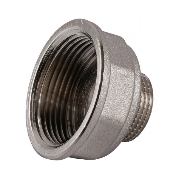 Переходник редукционный 1 1/4″ х 3/4″ ВН никелированный восьмигранный NK643O OPTIMUM (000032174)