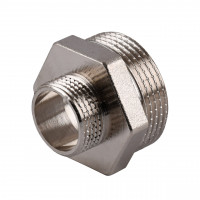 Ниппель редукционный 1 1/4″х 3/4″НН никелированный NN642S OPTIMUM (000032175)