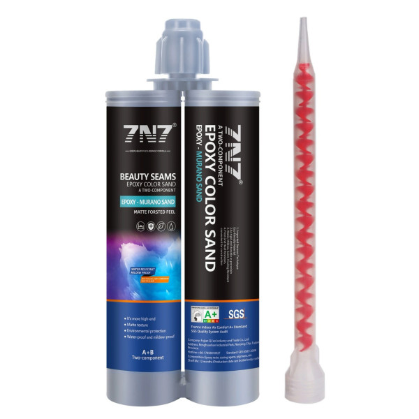 Епоксидний клей 7N7 A+B Color Sand, картридж під подвійний пістолет, 21 колір (838007543)