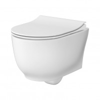 CET С190 ПІДВІСНИЙ УНІТАЗ LUNA CLEAN ON З ДЮРОПЛАСТОВИМ СИДІННЯМ SOFT CLOSE (000032222)