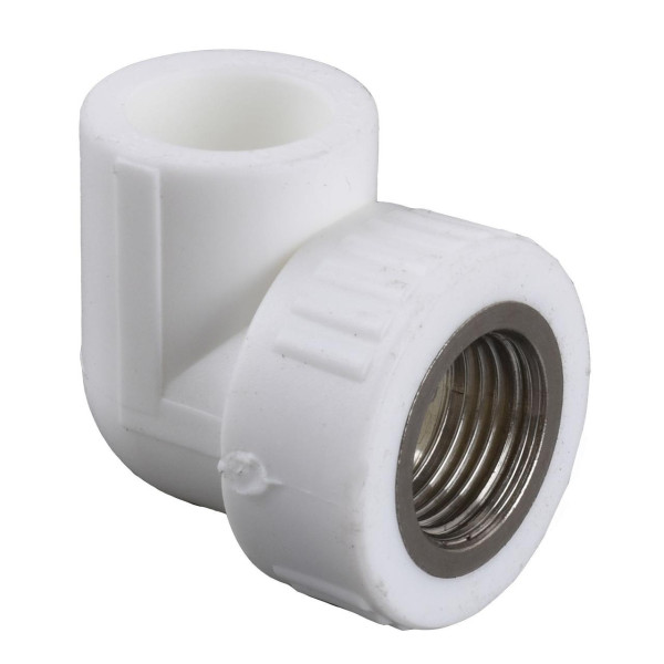Кутник внутрішня різьба Kalde PPR 90 ф20х3/4 (білий) 16011 (000017840)