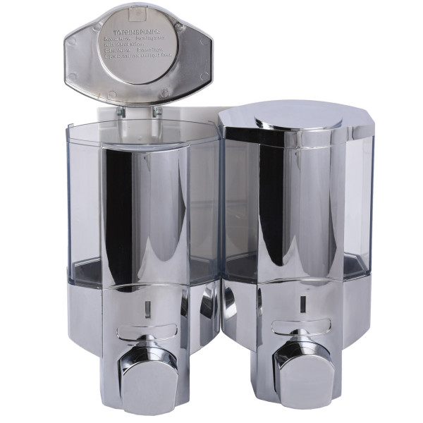 Дозатор жидкого мыла двойной HOTEC HB 5302 (000001941)