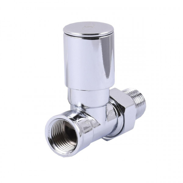 Кран вентильный прямой с американкой SOLOMON 1/2″ CHROM 1865 (000002167)