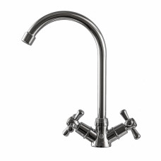 Смеситель для кухни DOMINO DK-H104-2N-CHROM хрест SHARM (000011192)