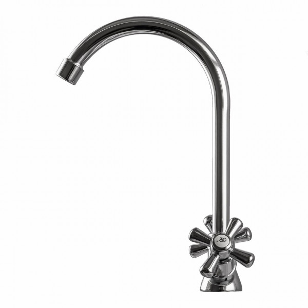 Смеситель для кухни DOMINO DK-H104-2N-CHROM хрест SHARM (000011192)