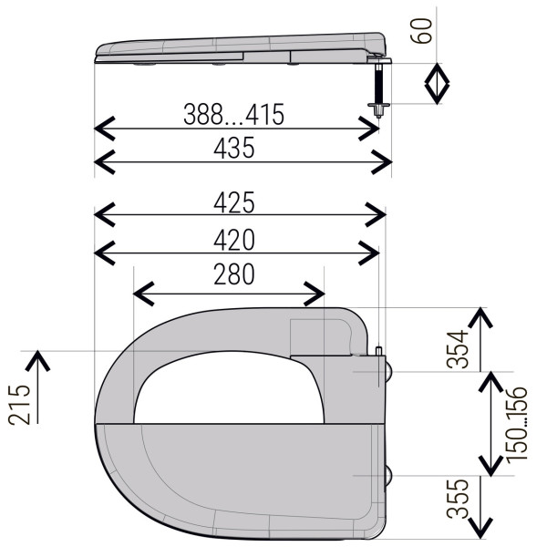 Сиденье для унитазу MERKURY OPTIMUM (000029114)