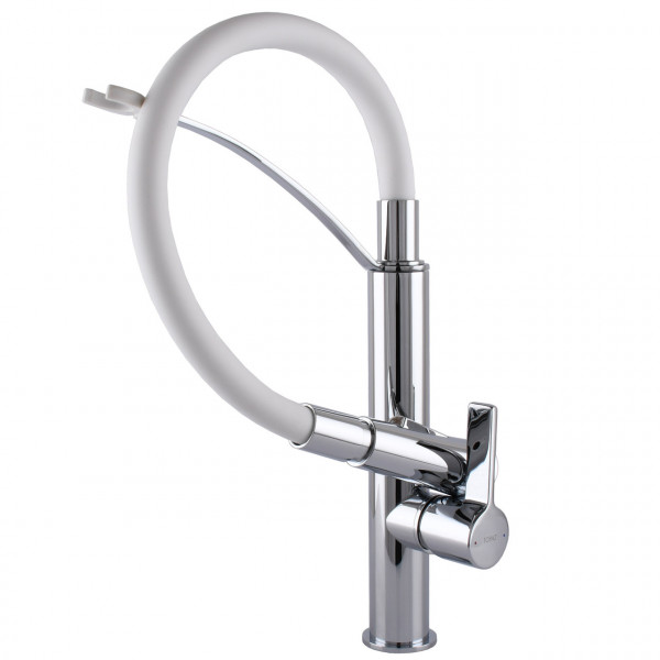 Смеситель для кухни TOPAZ SARDINIA TS 8817-H23-W-S (000015783)