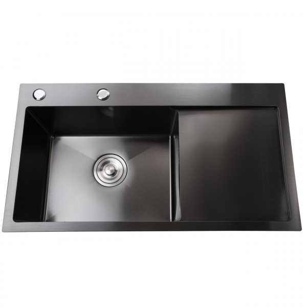 Мийка кухонна 3mm 780х430 Графіт 7843HG Mira (000032100)