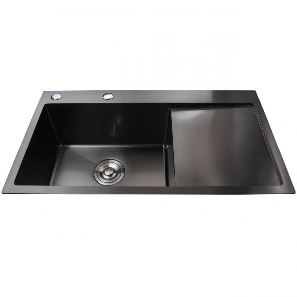 Мийка кухонна 3mm 780х430 Графіт 7843HG Mira (000032100)