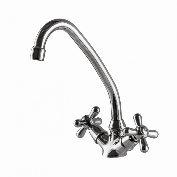 Смеситель для кухни Globus Lux GB-SHARM-0104-00-WH без шлангов (000008199)