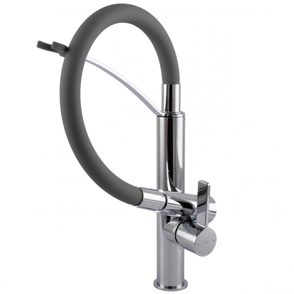 Смеситель для кухни TOPAZ MODERNO TMD-8817-H23-GR (000031723)