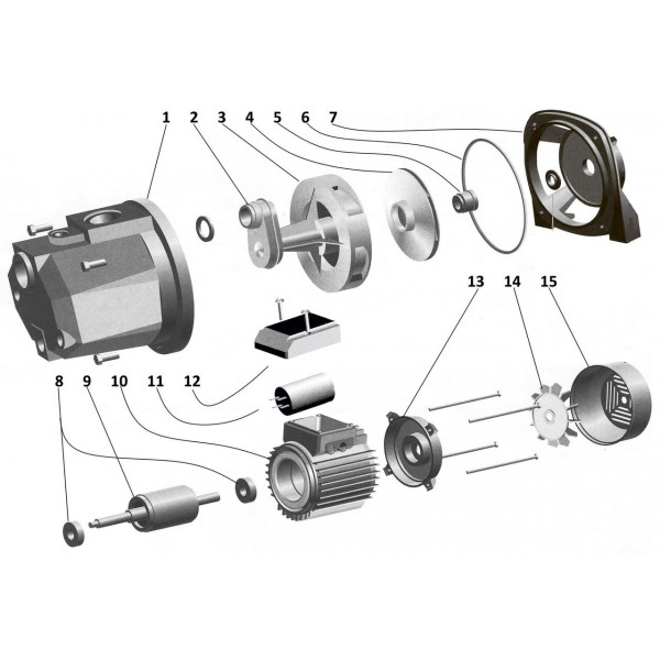 Насос відцентровий Optima JET200 1,5кВт чавун довгий (000008251)