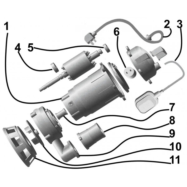 Насос фекальний Optima WQD15-15 1,5кВт (000008690)