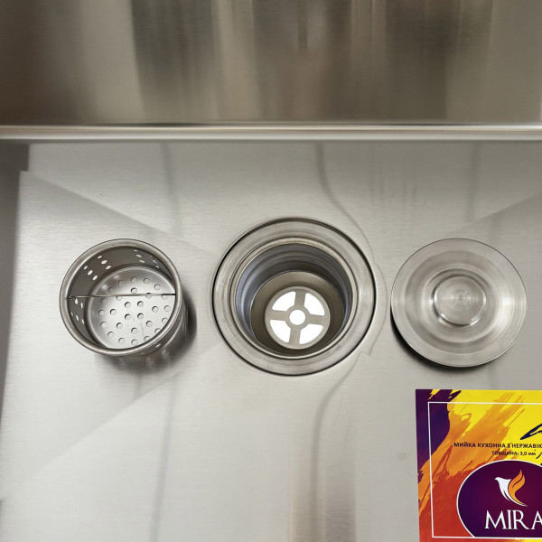 Мийка кухонна 3mm 500х450 Сатин 5045HS Mira (000032089)