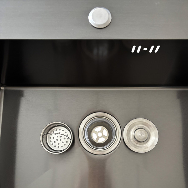 Мийка кухонна 3mm 500х450 Графіт 5045HG Mira (000032090)