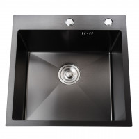 Мийка кухонна 3mm 500х500 Графіт 5050HG Mira (000032092)